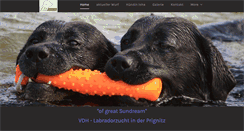 Desktop Screenshot of labrador-prignitz.de